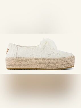 Tom’s Valencia Lace-Up Platform Espadrille